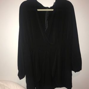 Black Plus Size Romper